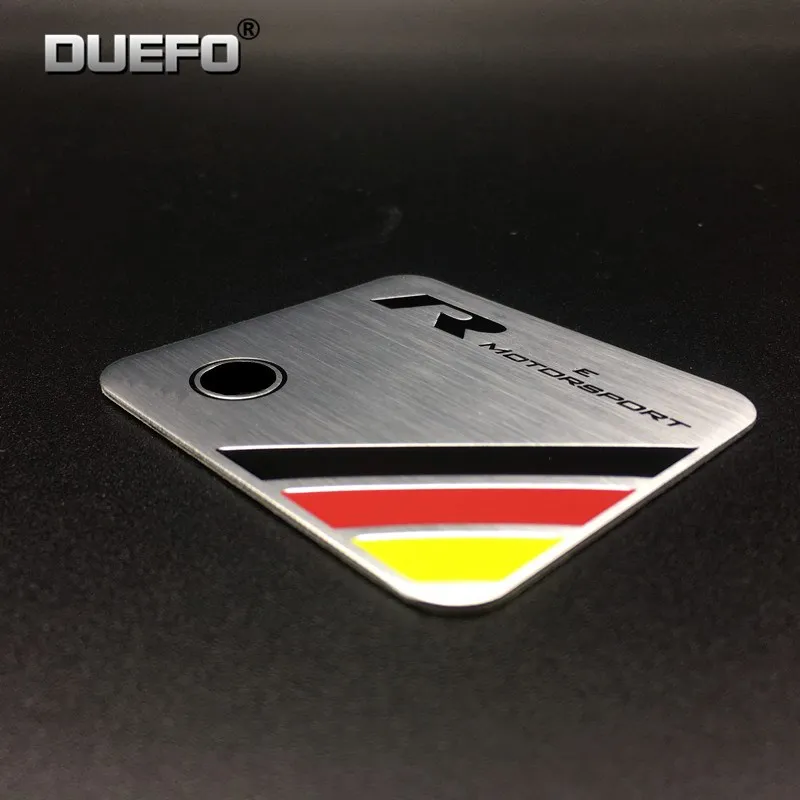 1 шт. автомобиль Стикеры алюминиевая эмблема наклейка R RLINE Мотоспорт гонка