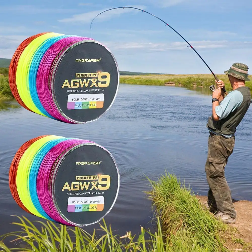 

9 Knitting Colorful 300 Meters Fine Knitting Pe Fishing Line Number Linesuper Japan Multicolor Line 0.20mm-28lb Strong Fish H0p6