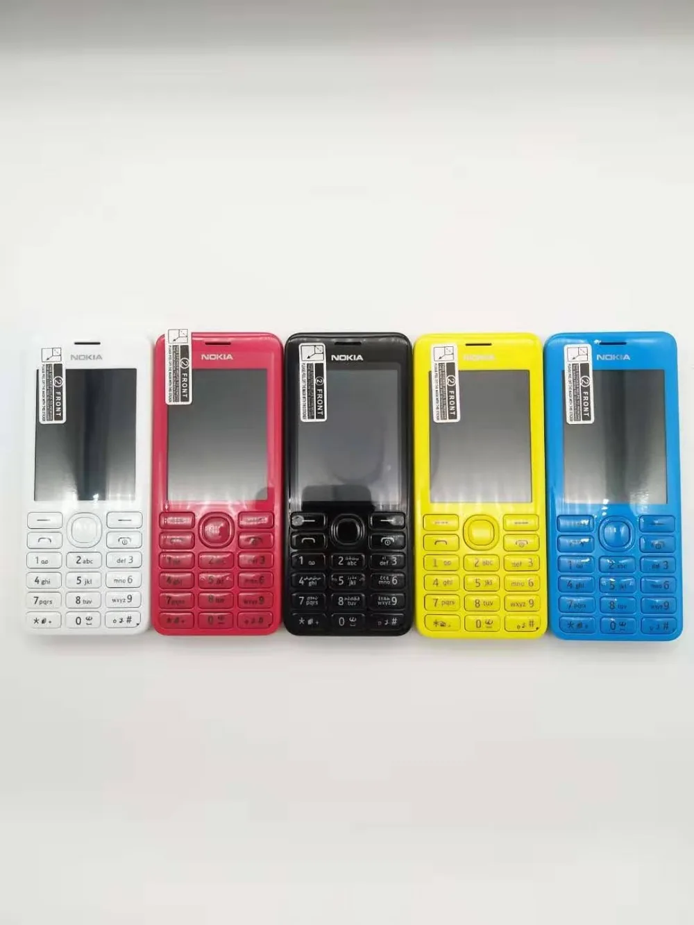 2060 Dual Sim Nokia 2060 206 2G GSM 1.3MP 1100mAh разблокированный дешевый Восстановленный мобильный телефон Восстановленный