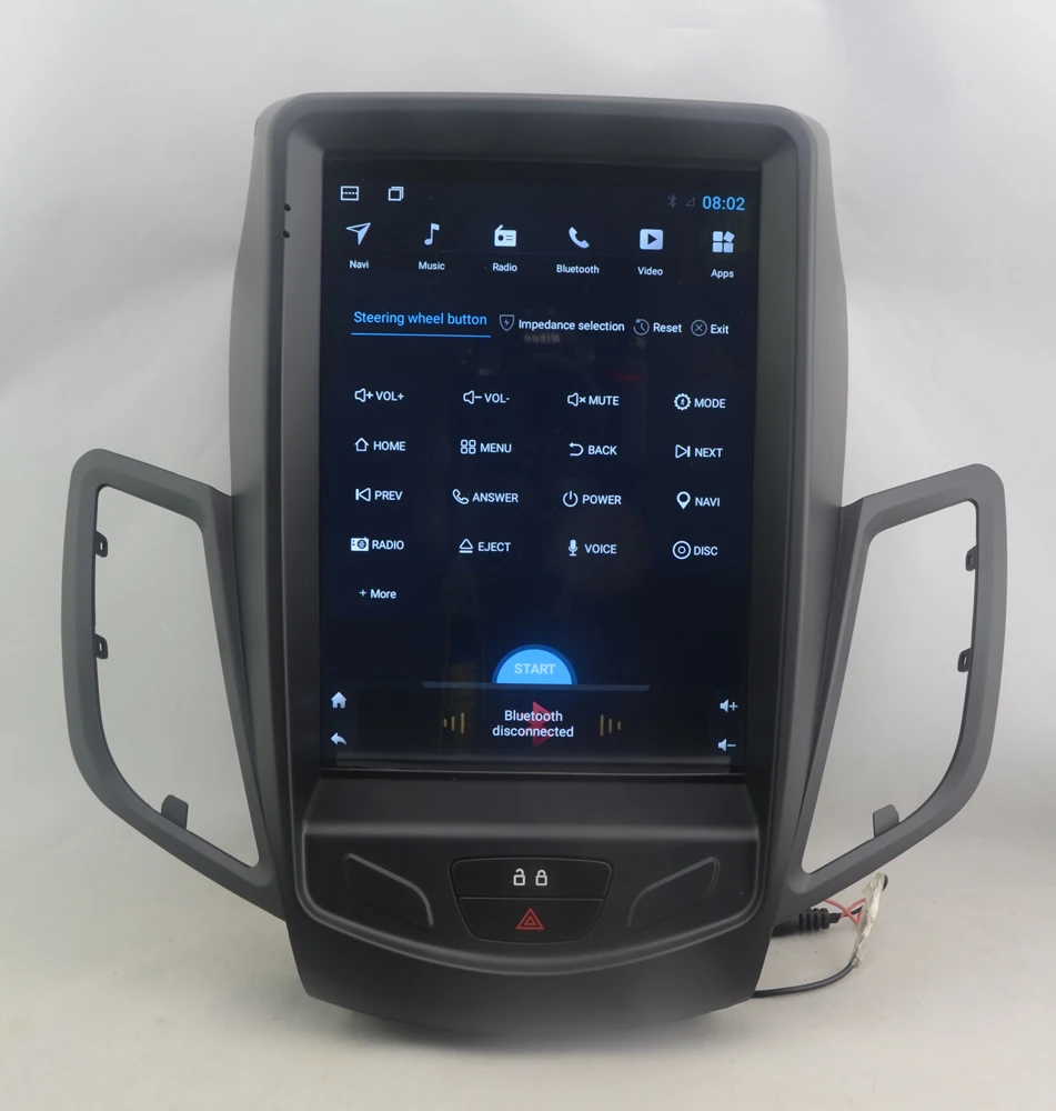 9.7&quot tesla vertical screen Octa core Android 10 Car GPS radio Navigation for Ford Fiesta 2009-2017 | Автомобили и мотоциклы