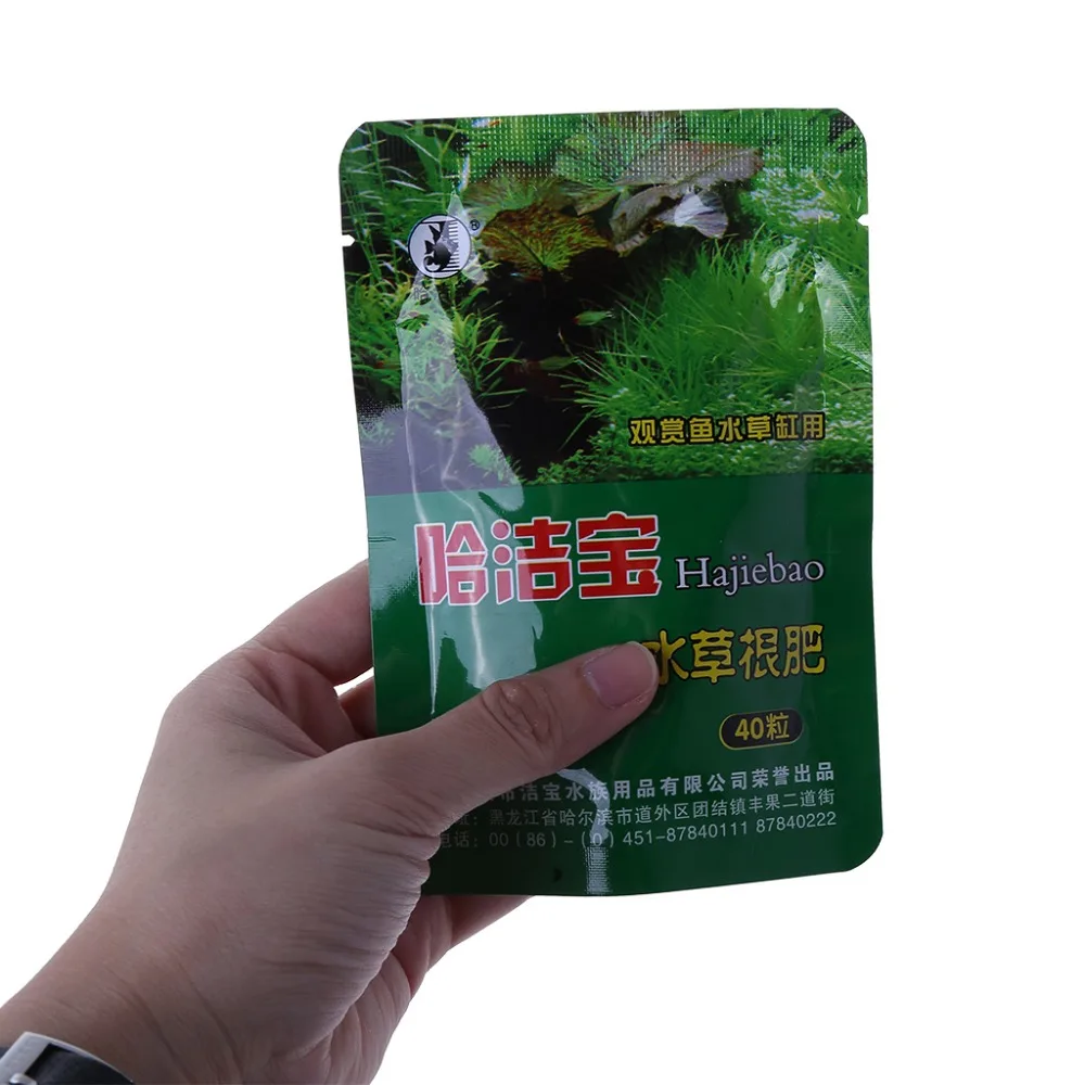 Корневое удобрение для аквариума растений травы капсулы живое питание