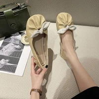 shallow mouth single shoes women 2021 summer new peas shoes all match flat bottomed mary jane high quality womens shoes