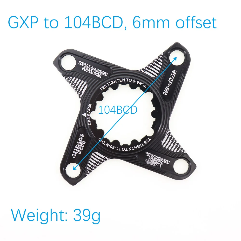 Snail овальная Звездочка 6 мм офсетный GXP XX1 Eagle X01 GX X1 X0 X9 для sram DM 32T 34T 36 38 Прямой