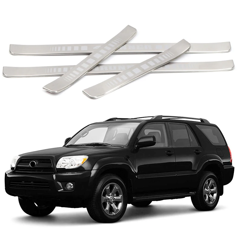 Для Toyota 4runner N210 2003-2009 Нержавеющая Накладка на порог педаль защита для входа