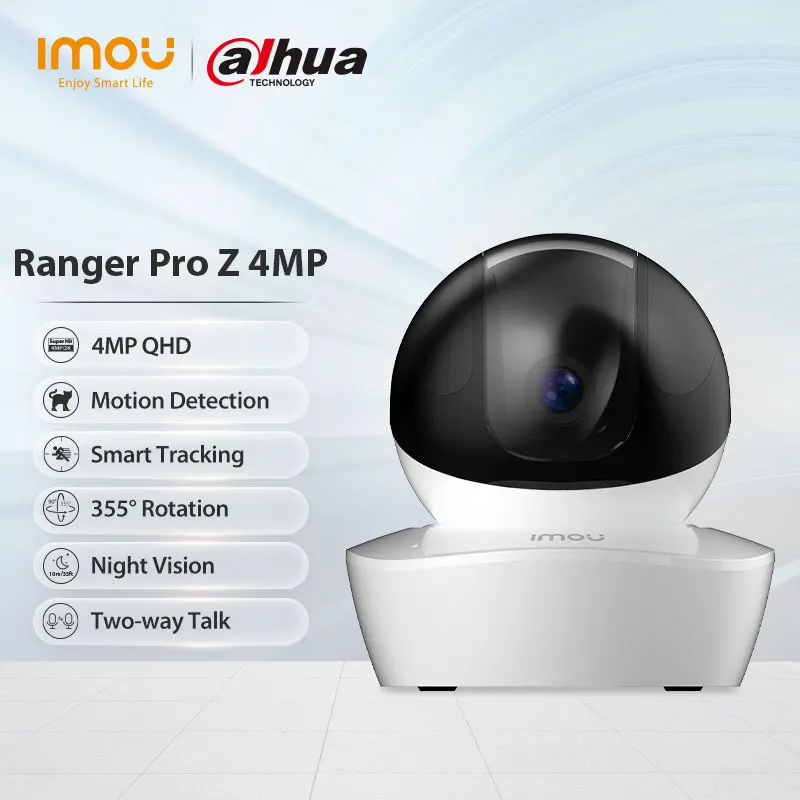 Dahua imou Ranger Pro Z 4MP Wifi IP камера ночного видения двухсторонняя голосовая связь