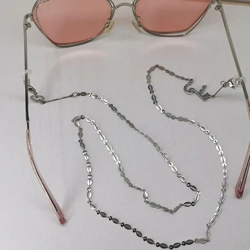 

Glasses Chain Female Neck Titanium Steel Fashion Pendant Sunglasses Sun Eyes Chain Lanyard Chain Male