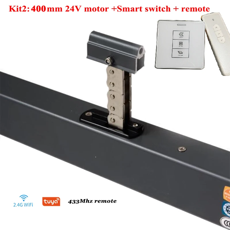 

Умный стеклоподъемник, 400 мм, алюминиевый мотор для окон, автоматический подсветка, дистанционное управление DIY Smart Home Alexa Wi-Fi Tuya Smart Life