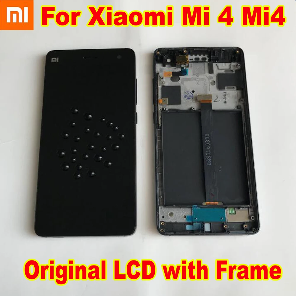 100% оригинальный новый датчик для Xiaomi Mi4C Mi 4C Mi4 4 ЖК дисплей Сенсорная панель экран