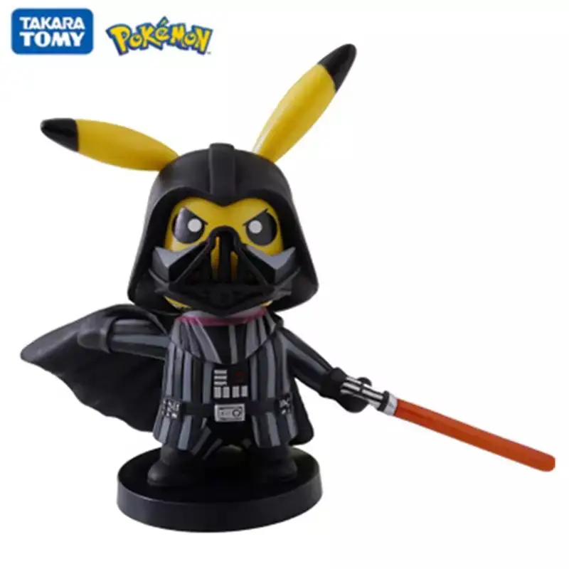 Figuras de Pokémon Pikachu Cos The Bad Batch Darth Vader Anakin Skywalker Mandalorian, figuras negras, serie de estatuas, regalos de colección