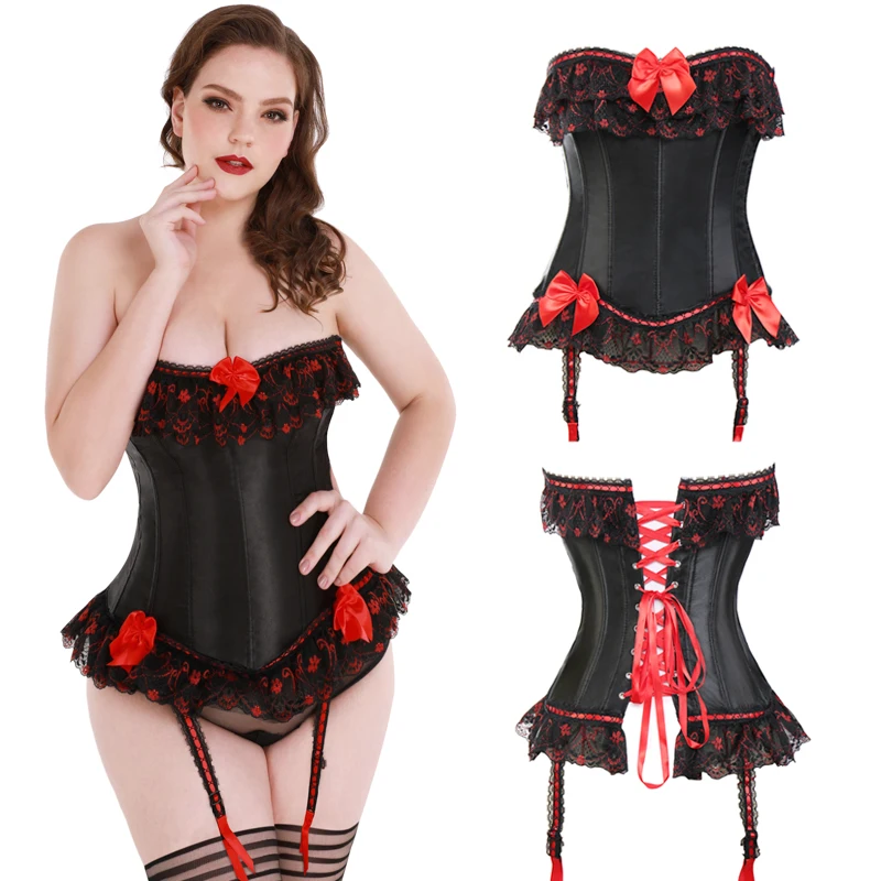 Корсеты готические бюстье сексуальный корсет для бурлеска талии топы в стиле