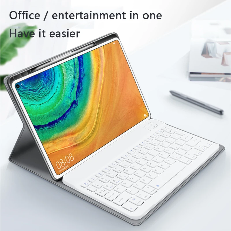 Магнитный чехол для Huawei MatePad Pro 10 8 дюйма из искусственной кожи с рисунком дерева