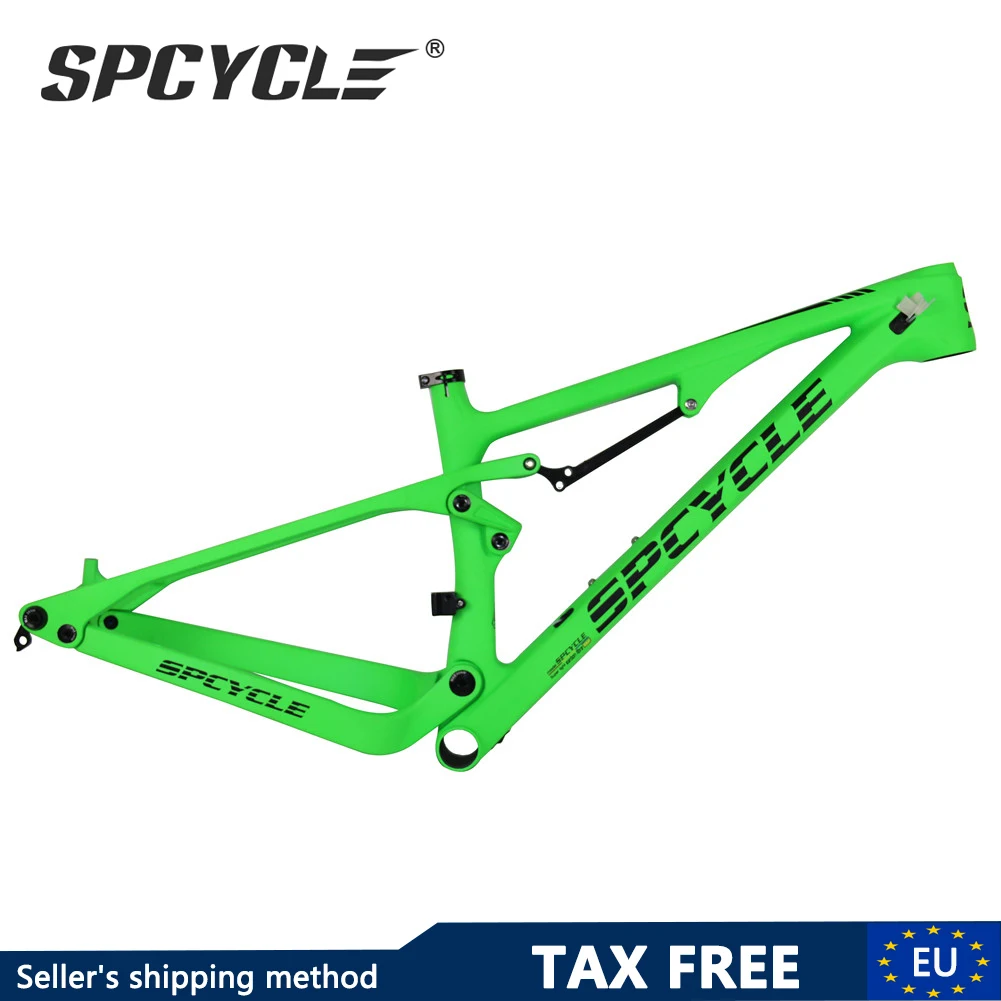 

Spcycle XC карбоновая полная подвеска Рама 27.5er 29er горный велосипед полная подвеска рама 148*12 мм усиление MTB рама 27,5 + BB92