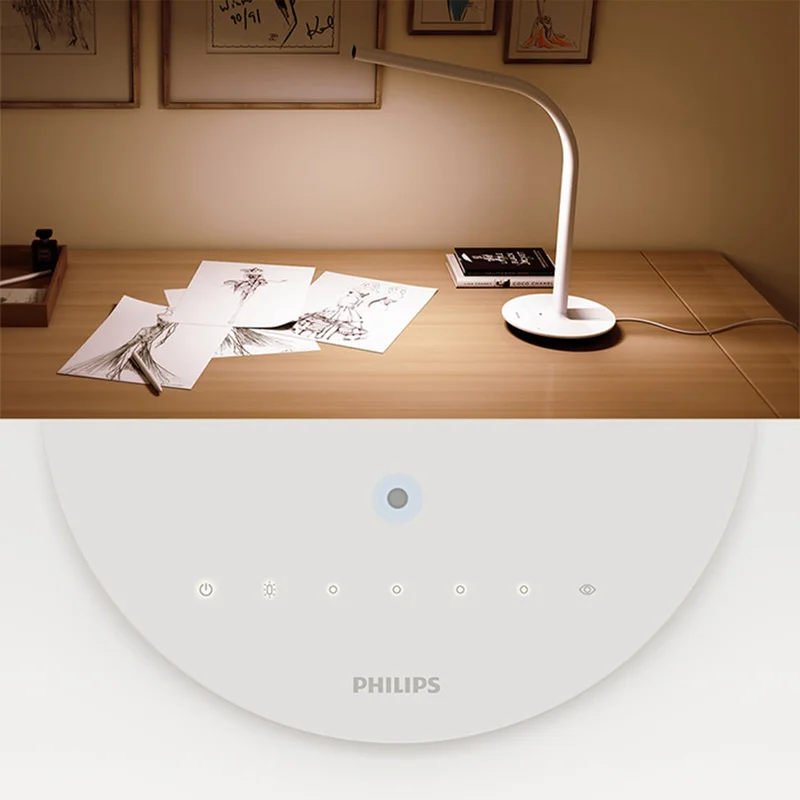 Xiaomi Mijia PHILIPS Desk Lamp Night Light Eyecare Smart Table Lamp App Smart Control Light 4 Lighting Scenes Xiaomi Desk Light