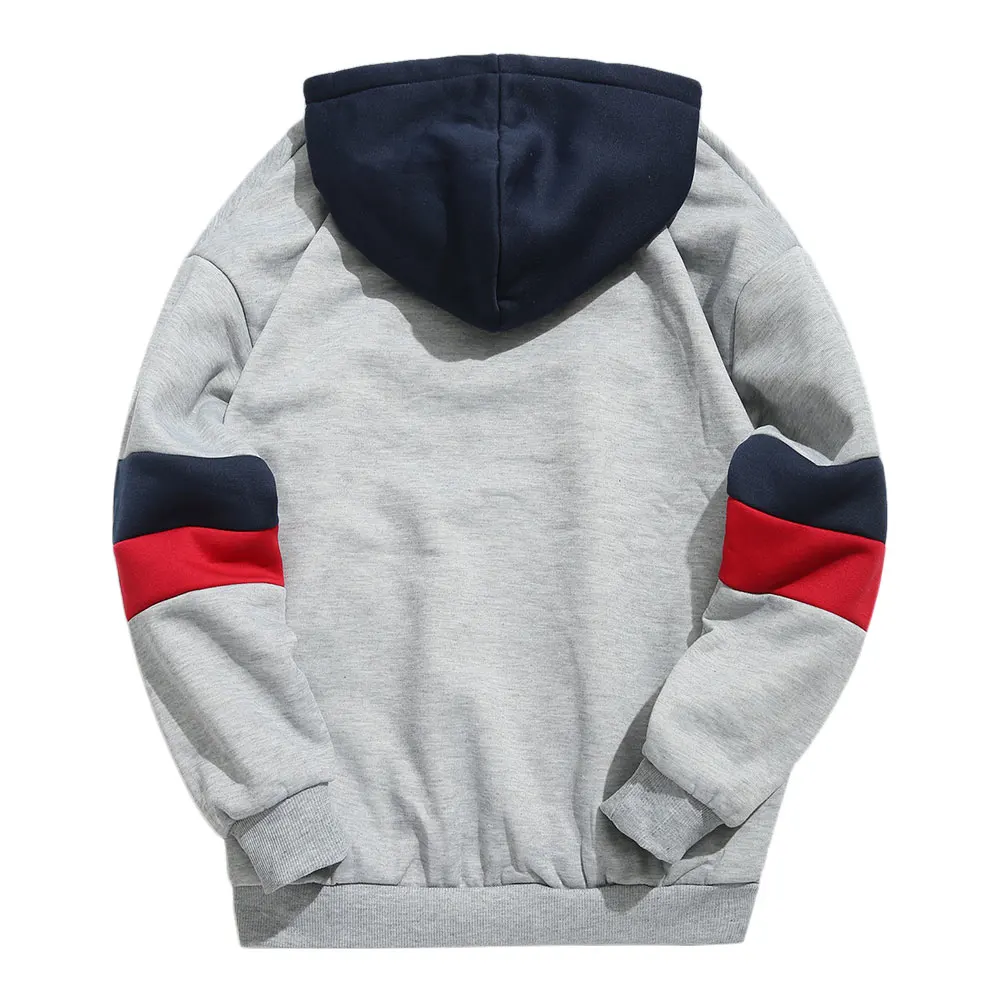 Женская толстовка на завязках ZAFUL разноцветная Толстовка в стиле пэчворк осень и