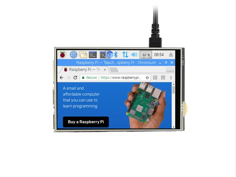 4 дюймовый ЖК дисплей RPi Waveshare (A) 320x480 TFT сенсорный экран Raspberry Pi интерфейс SPI для