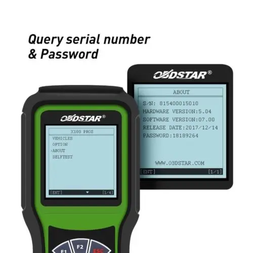 OBDSTAR X100 PROS C + D E для программатора одометра коррекция пробега бесплатное