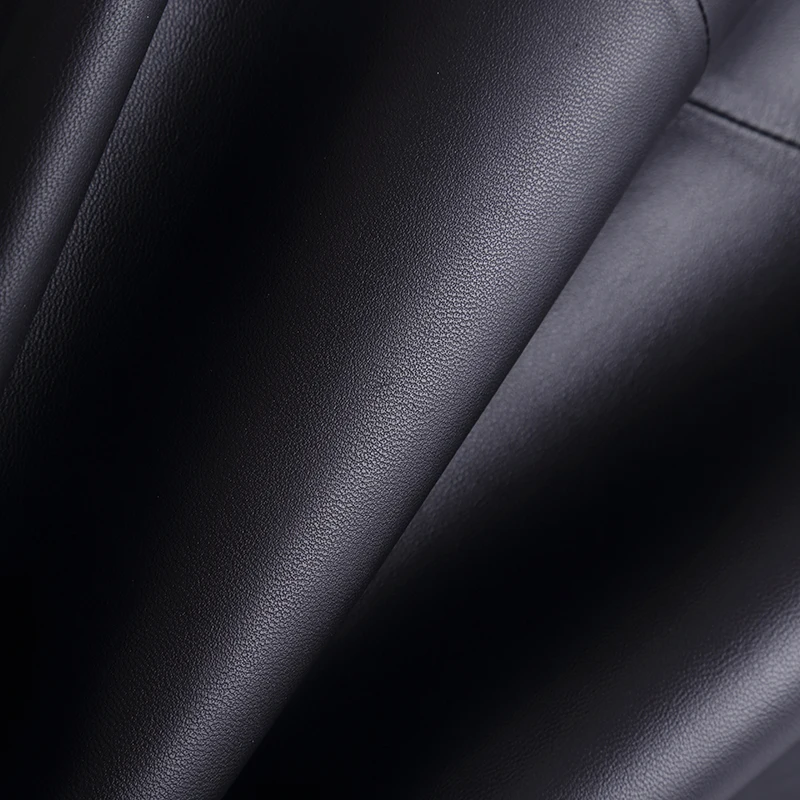 

JCHB 2021 winter autumn and New Haining genuine leather coat Women's Mid-length sheepskin windbreaker leather jacket