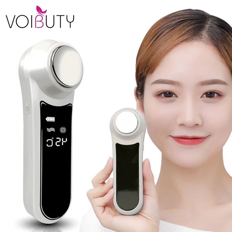 Электрический аппарат для горячего и холодного удаления морщин на лице|Звуковое