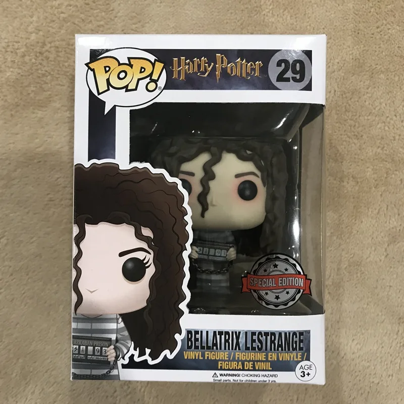 Эксклюзивная Funko-поп официальный Гарри Поттер-Беллатрикс Lestrange Azkaban Escape Виниловая фигурка Коллекционная модель игрушки