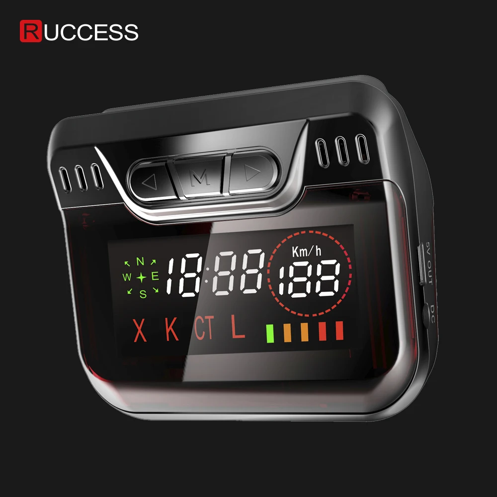 RUCCESS S900 антирадар детектор 2 в 1 GPS скоростная камера для автомобиля России
