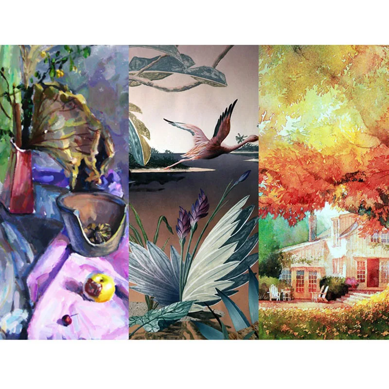 

6pcs/set Artist Nylon Oil Painting Brush Pen for Paint Wooden Handle Paint Brushes For Acrylic Painting Student school Supplies