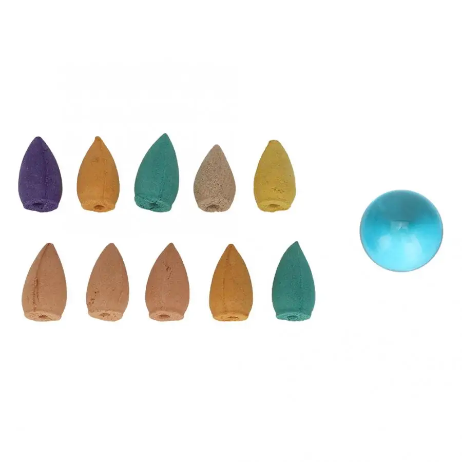 Керамический ладан дракон курильница дым обратного потока конус держатель