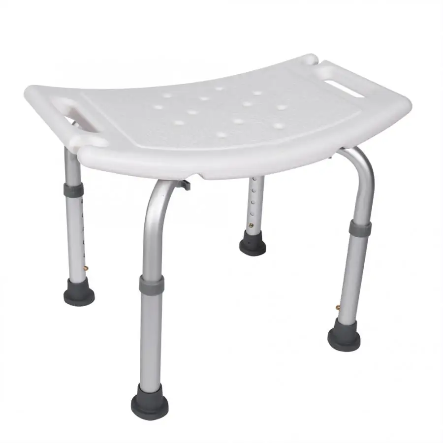Нескользящее сиденье для ванной и душа с регулируемой высотой прямоугольное из