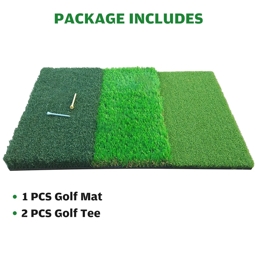 

Комнатный Коврик для тренировок по гольфу, Тренировочный Коврик для тренировок с тройным покрытием, для игры в гольф, для вождения, наружные...