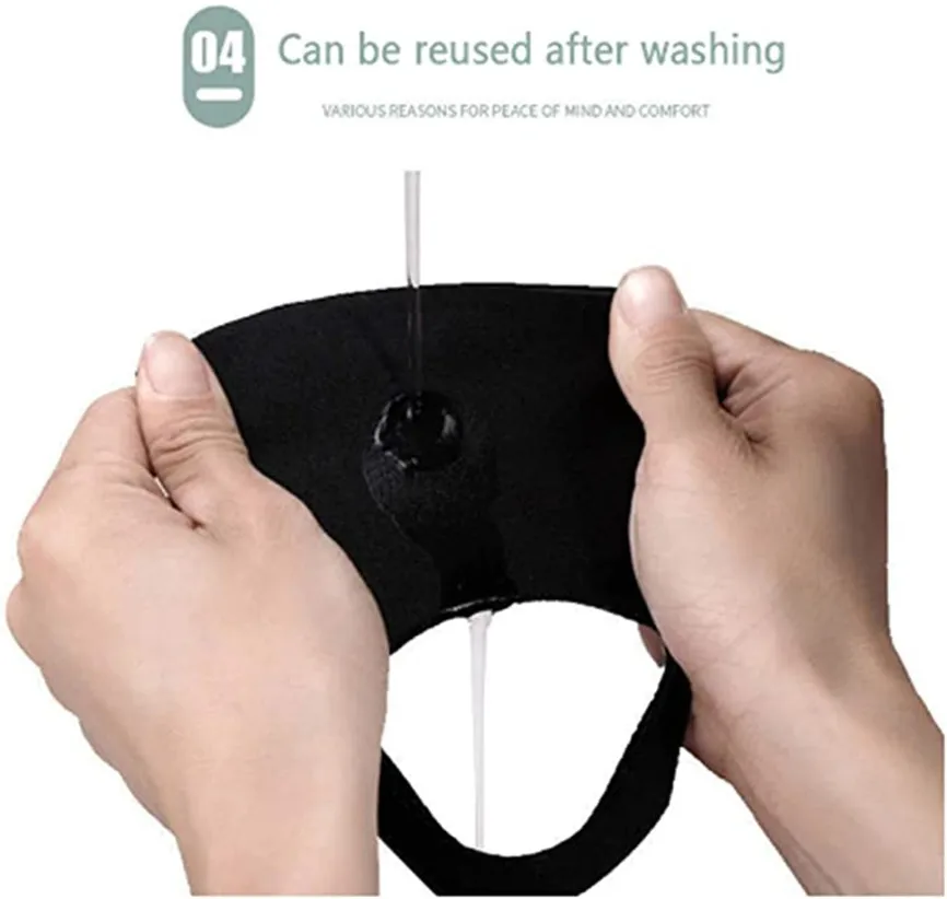 Унисекс моющаяся и многоразовая хлопковая теплая Защита лица для улицы щит