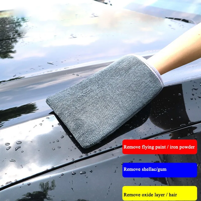 

Волшебная глиняная варежка для мытья автомобиля, автомобильная глиняная ткань, уход за автомобилем, чистящее полотенце, губка, подушечка, г...