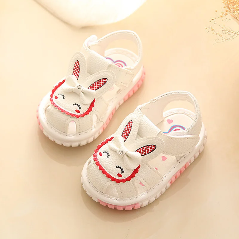 

2021 Fashion Newborn Baby Summer Sandals Cute Animal Pattern Infant Boys Girls First Walker Toddler PU Classic Sneakers Shoes