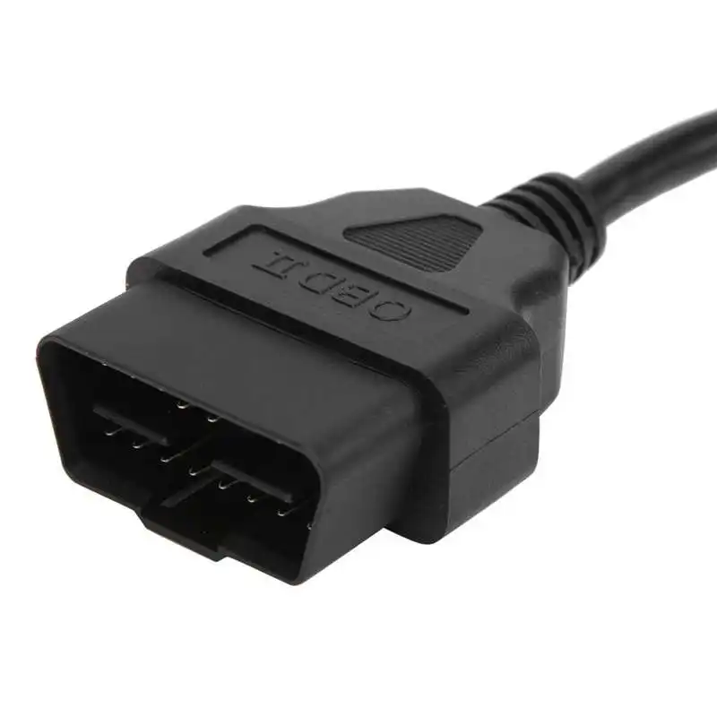 Штекерный адаптер OBD2 16 контактный кабельный разъем диагностический инструмент