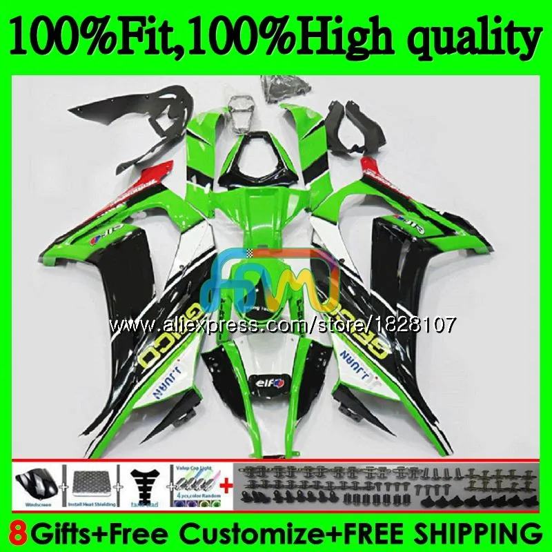 

Injection For KAWASAKI ZX1000 ZX 10R Hot Stock green 1000CC 18BS.7 ZX-10R ZX10R 11 12 13 14 15 2011 2012 2013 2014 2015 Fairings