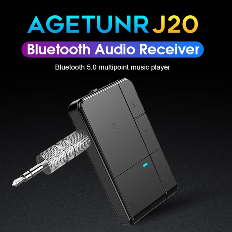 Bluetooth 5 0 адаптер беспроводной приемник передатчик 3 мм HD стерео аудио разъем AUX для