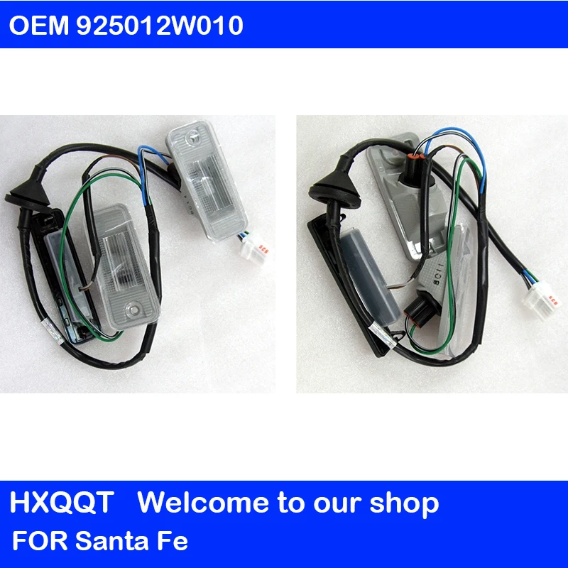 Модули номерного знака Лампа в сборе OEM 925012W010 для Santa Fe 2013-2016 задний фото
