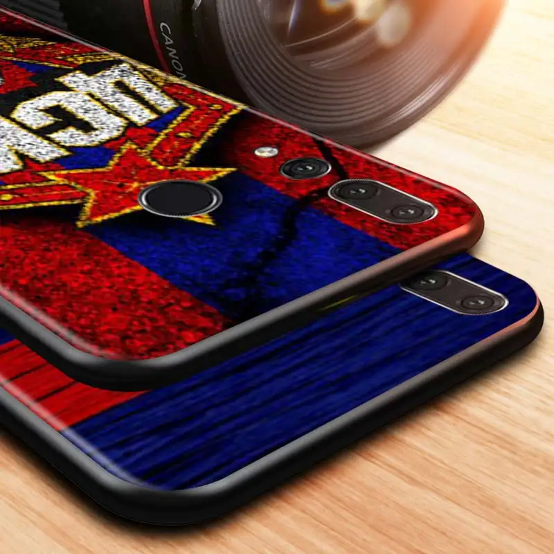 Силиконовый мягкий чехол Россия PFC CSKA для Huawei Honor 30 20 Pro 10i 9A 9S 9X 8X 10 9 Lite 8 8A 7A 7C