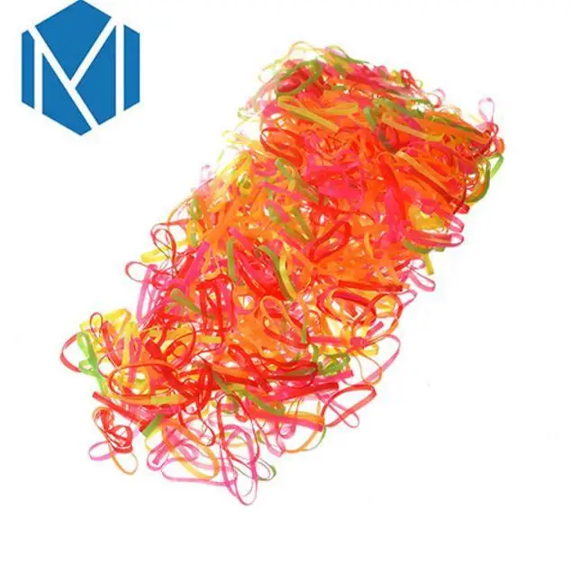 Color E 600pcs 2000 шт./упак. детей девочек резинки Красочные хвост держатель резинки для волос одноразовые детские резинки для волос аксессуары для волос - Цвет: Color E 600pcs