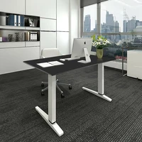 48 Inch Solid Universal Desktop Standard and Sit To Stand Desk Frame Large Surface Premium Engineered Wood Material Countertop