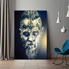Постеры и принты King Ragnar Lothbrok для гостиной, большие картины на стене, лофт, бескаркасные картины для дома
