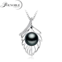 fashion white black grey tree 925 silver pendant womentrendy anniversary gift natural freshwater pearl pendant jewelry