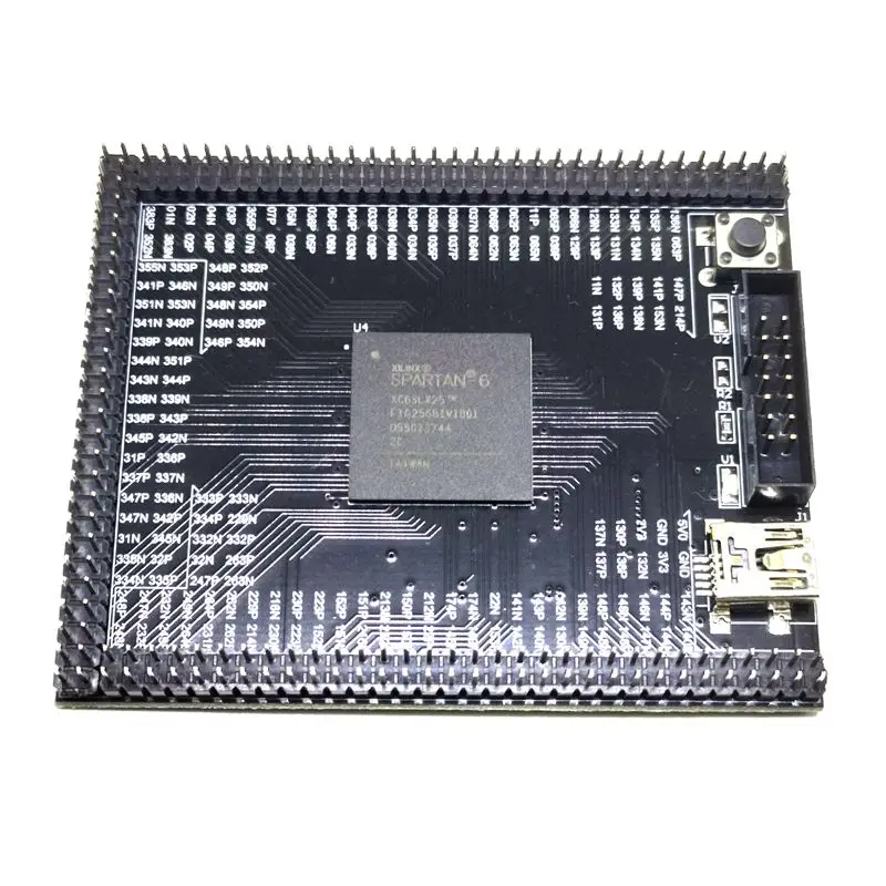 Xilinx FPGA макетная плата Spartan6 XC6SLX16 XC6SLX25 минимальная системная плата