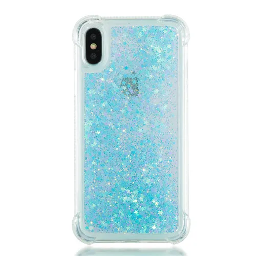 Шикарный чехол с динамическим жидким песком для iPhone 11 Pro X XS MAX XR 6 6S 7 8 Plus 5 5S роскошный блестящий чехол из ТПУ с зыбучим песком - Цвет: LWJX