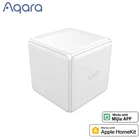 Пульт управления Aqara Magic Cube, умное управление Zigbee, управление версией l, шесть действий, для умного дома, работает с приложением mijia Home