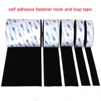 strong self adhesive hook and loop fastener tape nylon sticker velcros adhesive with glue for diy 2025303850mm 1meterpairs