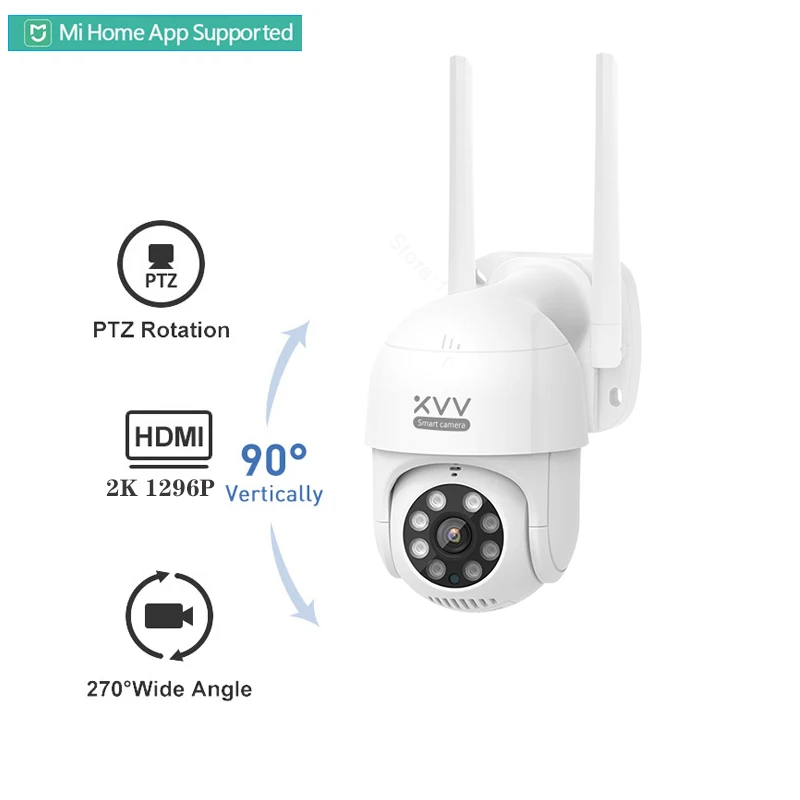 

Умная IP-камера Mijia Xiaovv для системы видеонаблюдения с Wi-Fi, 1296P