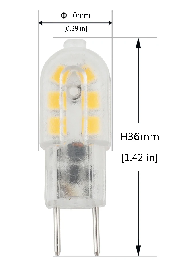 LED MiNi 3W Bi-pin Base JC Type GY6.35 Led Light AC/DC 12V G6.35 Bulb Lights 20W Halogen Replacement For Kitchen Lighting | Освещение