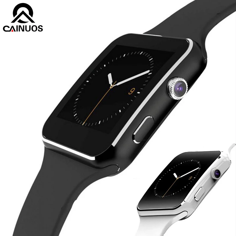 Мужские Смарт-часы CAINUOS с камерой сенсорный экран поддержка sim-карты TF Bluetooth