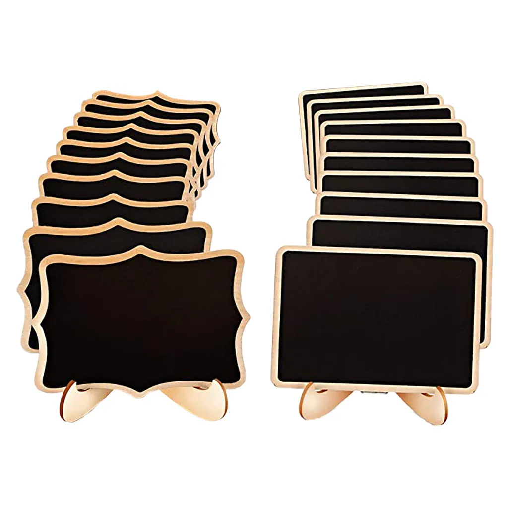 Деревянная мини доска для сообщений цифры декор свадебной вечеринки домашний