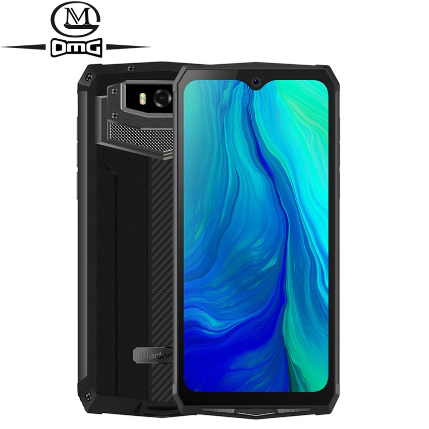 Blackview BV9100 6," 13000 мАч NFC прочный IP68 Ударопрочный мобильный телефон android 9,0 Helio P35 Восьмиядерный 4G Смартфон быстрая зарядка