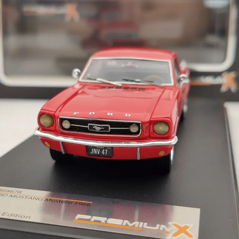 1/43 Премиум X для F ~ D MUSTANG MUSTERO 1966 RED PR0467R Смола Модели Ограниченная серия авто